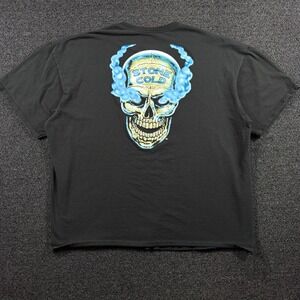 WWE Stone Cold Steve Austin 3:16 Smoking Skull Graphic T-Shirt Mens 3XL Black